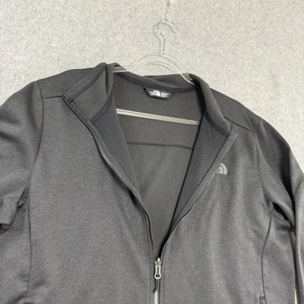The North Face Fleece Zip Up Jacket Men XL Grey  EUC Long Sleeve Sweatshirt